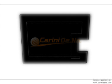 CUSCINI VELLUTO PIANO - ASOLA SENZA BOTT. 42/38 X 29(15+7+7) - NERO