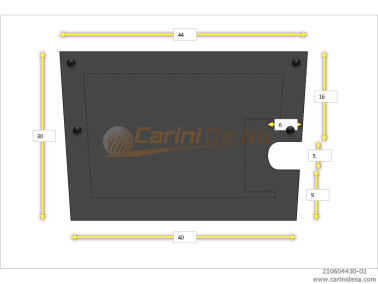 CUSCINI NYLON PIANO - ASOLA 44 X 30