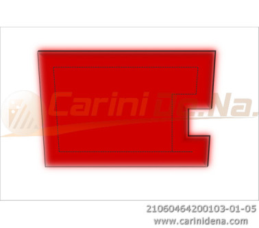 CUSCINI VELLUTO PIANO - ASOLA SENZA BOTT. 46/42 X 30(15+7+8) - ROSSO