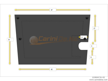 CUSCINI NYLON PIANO - ASOLA 47 X 31