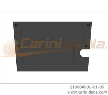 BACK PAD NYLON PIANO ACC. BRACKETHOLE 49 X 31