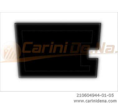 CUSCINI VELLUTO PIANO - ASOLA SENZA BOTT. 49/44 X 31(15+5+11) - NERO