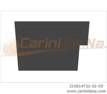 CUSCINI NYLON PIANO - SAGOMATI DX - SENZA BOTT - 47X31