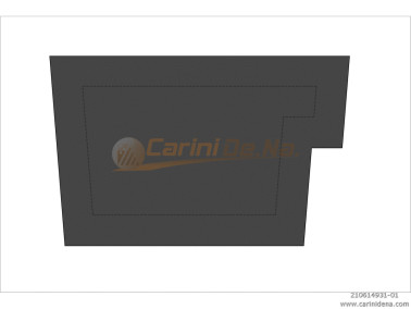 CUSCINI NYLON PIANO - SAGOMATI DX - SENZA BOTT - 49X31