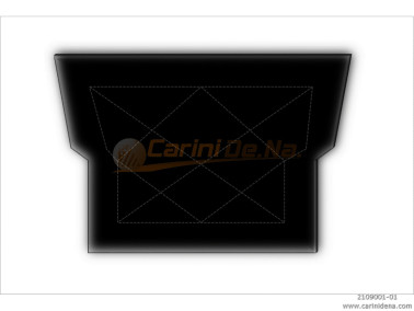 CUSCINI VELLUTO PIANO - SAGOMATI DX+SX - TRAPUNTATI SENZA BOTT 48/37 X 32 NERO