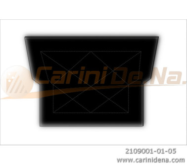 CUSCINI VELLUTO PIANO - SAGOMATI DX+SX - TRAPUNTATI SENZA BOTT 48/37 X 32 NERO