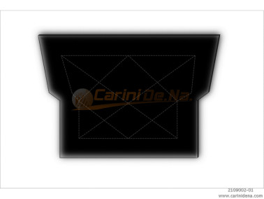 cuscini velluto piano  sagomati dxsx  trapuntati senza bott 4635 x 31 nero