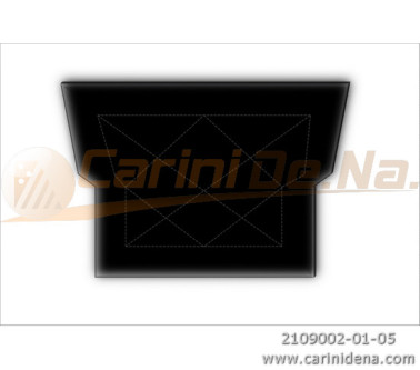 cuscini velluto piano  sagomati dxsx  trapuntati senza bott 4635 x 31 nero