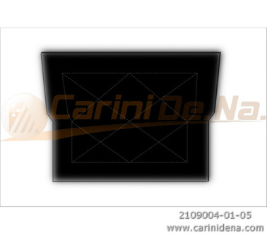 CUSCINI VELLUTO PIANO - SAGOMATI DX+SX - TRAPUNTATI SENZA BOTT 45/39 X 32.5 NERO