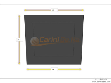 CUSCINI NYLON PIANO SENZA BOTT 36 X 30