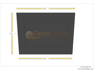 CUSCINI NYLON PIANO SENZA BOTT 42 X 30