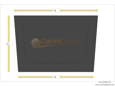 CUSCINI NYLON PIANO SENZA BOTT 49 X 33