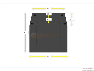 CUSCINI NYLON DIAT 23/27 X 28( 9+19)
