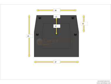 CUSCINI NYLON DIAT 24/27 X 25(10+15)