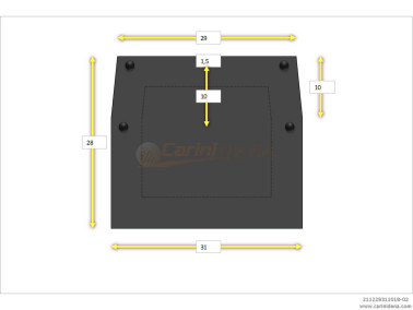 CUSCINI NYLON DIAT 29/31 X 28(10+18)