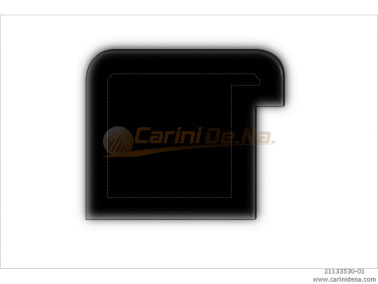 cuscini velluto crom  sagomati dx  senza bott 35 x 30 1020 nero