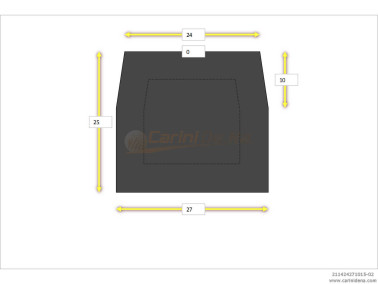 CUSCINI NYLON DIAT SENZA BOTT 24/27 X 25(10+15)