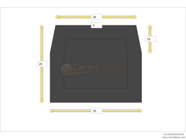 CUSCINI NYLON DIAT SENZA BOTT 29/33 X 28(10+18)