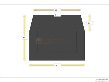 CUSCINI NYLON DIAT SENZA BOTT 29/34 X 28(10+18)