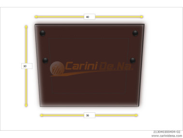 cuscini velluto piano 40 x 30 marrone