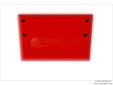 cuscini velluto piano 44 x 30 rosso
