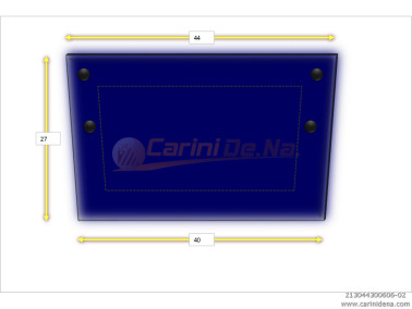 cuscini velluto piano 44 x 30 blu