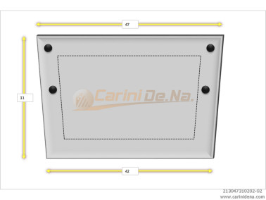 cuscini velluto piano 47 x 31 bianco