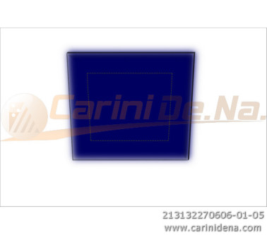 CUSCINI VELLUTO PIANO SENZA BOTT 32 x 27 BLU