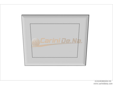 CUSCINI VELLUTO PIANO SENZA BOTT 40 x 30 BIANCO