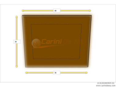CUSCINI VELLUTO PIANO SENZA BOTT 40 x 30 AVANA