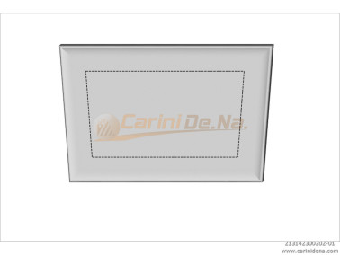 cuscini velluto piano senza bott 42 x 30 bianco