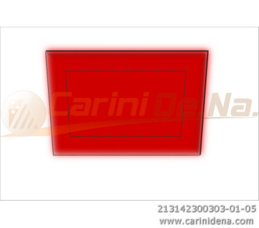 CUSCINI VELLUTO PIANO SENZA BOTT 42 x 30 ROSSO