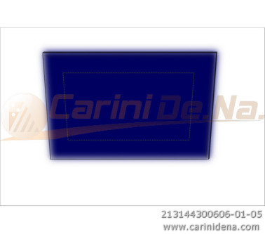 CUSCINI VELLUTO PIANO SENZA BOTT 44 x 30 BLU