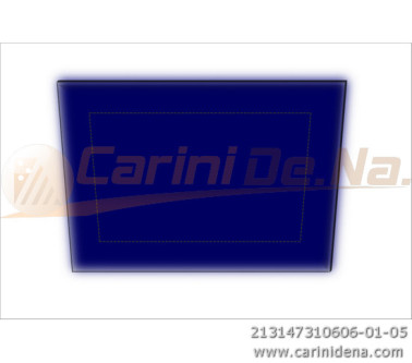 CUSCINI VELLUTO PIANO SENZA BOTT 47 x 31 BLU