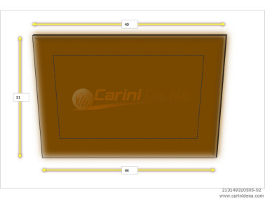 CUSCINI VELLUTO PIANO SENZA BOTT 49 x 31 AVANA