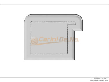 cuscini velluto crom  sagomati dx  senza bott 36 x 28 1018 bianco