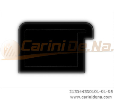 CUSCINI VELLUTO CROM - SAGOMATI DX - SENZA BOTT 44 X 30 (10+20) NERO