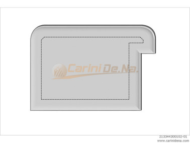 cuscini velluto crom  sagomati dx  senza bott 44 x 30 1020 bianco
