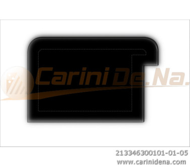 CUSCINI VELLUTO CROM - SAGOMATI DX - SENZA BOTT 46 X 30 (10+20) NERO