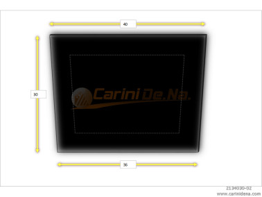 CUSCINI VELLUTO PIANO SENZA BOTT 40 x 30 NERO