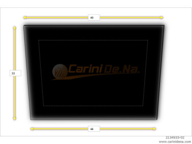 CUSCINI VELLUTO PIANO SENZA BOTT 49 x 33 NERO