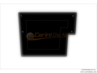 cuscini velluto piano  sagomati dx  40 x 30 nero