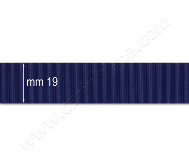 BELLOWS TAPE MM 19 RIBBED BLUE