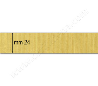 BELLOWS TAPE MM 24 RIBBED LIGHT GOLD