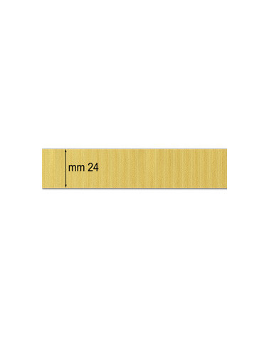 BELLOWS TAPE MM 24 RIBBED LIGHT GOLD
