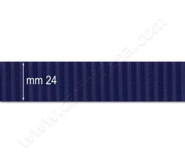 BELLOWS TAPE MM 24 RIBBED DARK BLUE