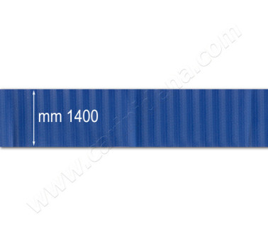 BELLOWS TAPE CM 140 RIBBED LIGHT BLUE