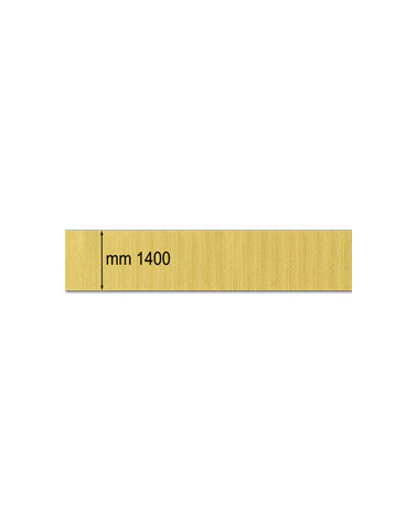 BELLOWS TAPE CM 140 RIBBED LIGHT GOLD