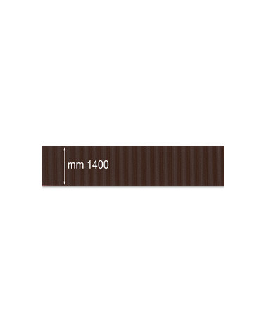 BELLOWS TAPE CM 140 RIBBED DARK BROWN