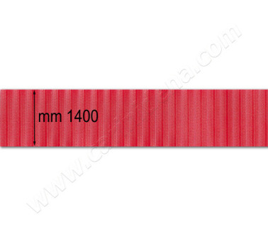 DERMOIDE PEZZA RIGATA ROSSO CHIARO